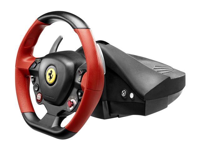 Thrustmaster - Ferrari 458 Spider Racing Wheel & Pedal Set for Xbox One - Black/Red/Yellow - image 3