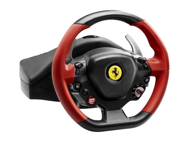 Thrustmaster - Ferrari 458 Spider Racing Wheel & Pedal Set for Xbox One - Black/Red/Yellow - image 5
