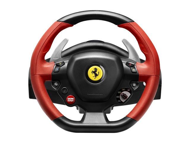 Thrustmaster - Ferrari 458 Spider Racing Wheel & Pedal Set for Xbox One - Black/Red/Yellow - image 4
