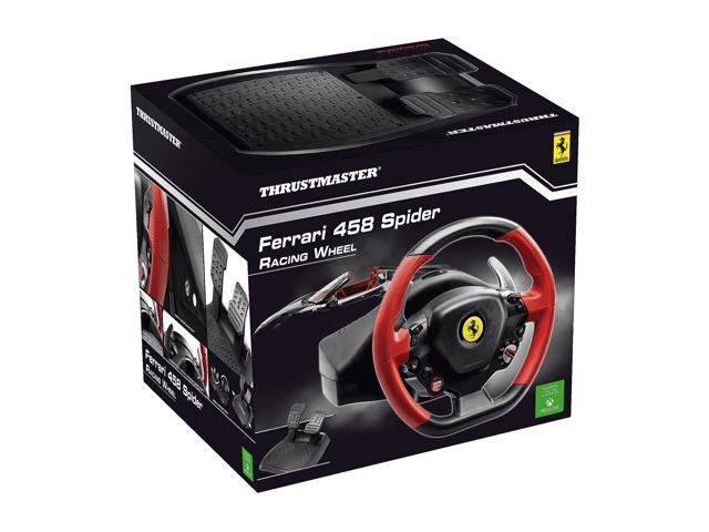 Thrustmaster - Ferrari 458 Spider Racing Wheel & Pedal Set for Xbox One - Black/Red/Yellow - image 7