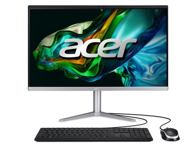 Acer Aspire C24-1300-UR32 AIO Desktop 23.8' Full HD IPS Display AMD Ryzen 5 7520U Quad-Core Processor AMD Radeon 610M Graphics 8GB LPDDR5 ...