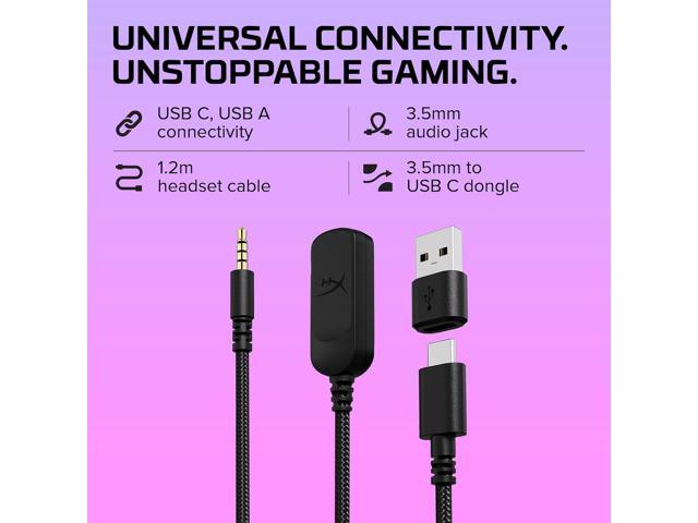 HyperX - Cloud III Wired Gaming Headset for PC, PS5, PS4, Xbox Series X|S, Xbox One, Nintendo Switch, and Mobile - Black - image 7