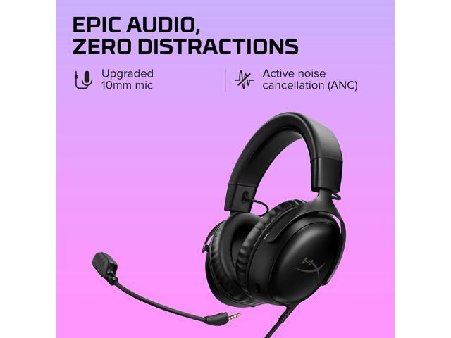 HyperX - Cloud III Wired Gaming Headset for PC, PS5, PS4, Xbox Series X|S, Xbox One, Nintendo Switch, and Mobile - Black - image 9