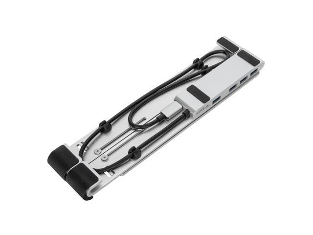 Targus - Portable Laptop Stand + Integrated USB-A Hub - Silver - image 6