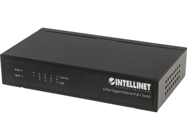 Intellinet Network Solutions 5-Port Gigabit Ethernet PoE+ Switch (561228)
