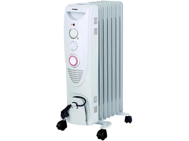 Photos - Other Heaters OPTIMUS H6013 H6013 WHITE 7 FIN OIL FILLED RADIATOR HEATER and TIMER 