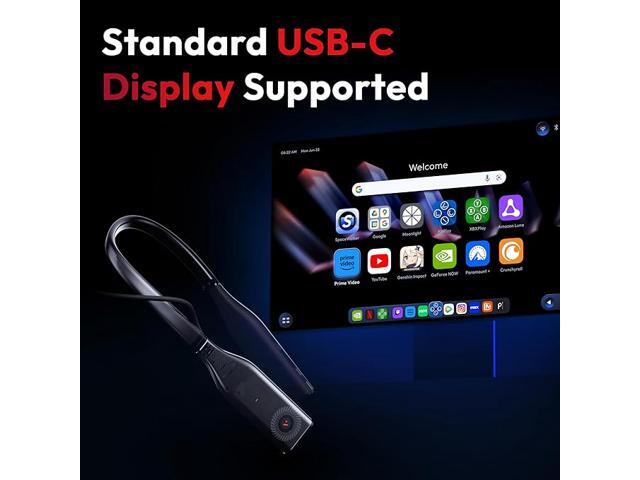 VITURE - Pro Neckband - Multi-screen/3DoF/Smooth Follow/Ambient Mode, 3D Player, AI Assistant - 12GB+256GB - Black - image 5