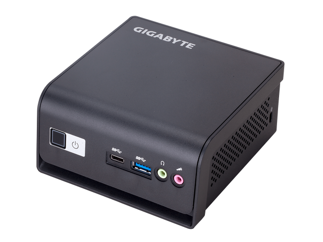 GIGABYTE BRIX GB-BMCE-4500C Black Ultra PC Kit (barebone Mini PC) with Intel Celeron Processor N4500 - Memory and Storage Sold Separately