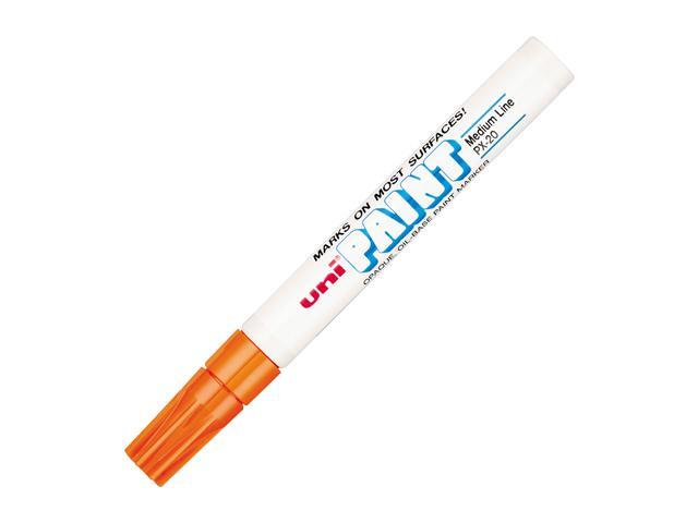 Uni-Paint Permanent Marker, Medium Bullet Tip, Orange 63607