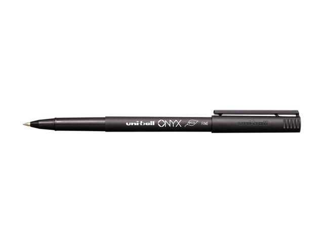 Uni-ball ONYX Stick Roller Ball Pen, Fine 0.7mm Black Ink 72/Pack