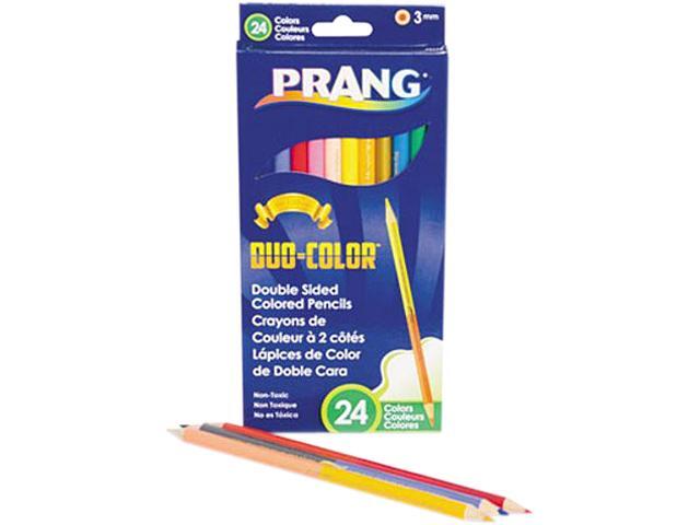 Duo-Color Colored Pencil Sets, 3 mm, Assorted Colors, 12/Set 22112