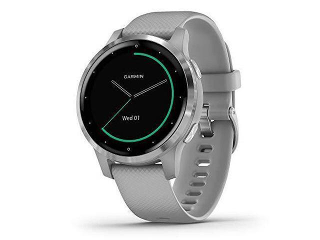 Garmin VÃvoactive 4S, Smaller-Sized GPS Smartwatch, Features Music, Body Energy Monitoring, Animated Workouts, Pulse Ox Sensors and More, Silver...