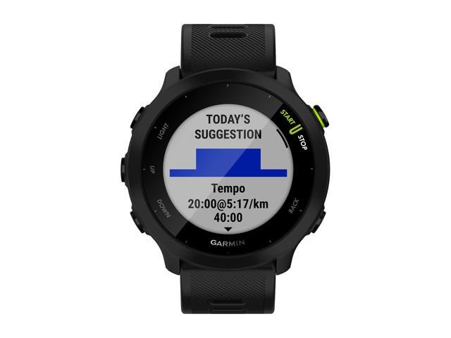 Garmin - Forerunner 55 GPS Smartwatch 42mm Fiber-Reinforced Polymer - Black - (2021) - image 4