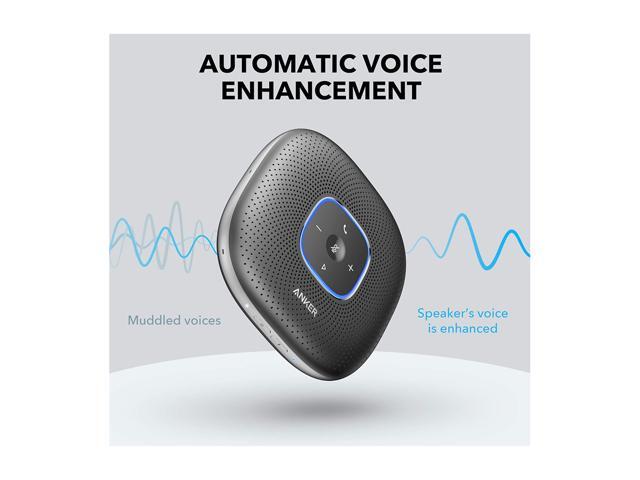 Anker PowerConf Bluetooth Speakerphone with 6 Microphones, Enhanced Voice Pickup, 24 Hour Call Time, Bluetooth 5, USB C, Conference Speaker...