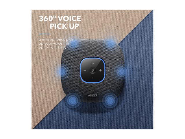 Anker PowerConf S3 Bluetooth Speakerphone with 6 Mics, Enhanced Voice Pickup, 24H Call Time, App Control, Bluetooth 5, USB C, Conference Speaker...