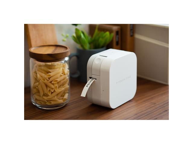 Brother P-touch CUBE PT-P300BT Smartphone Dedicated Label Maker, Bluetooth, Thermal Transfer, 180 dpi, 20mm./sec, Up to 2 Print Lines, Manual...