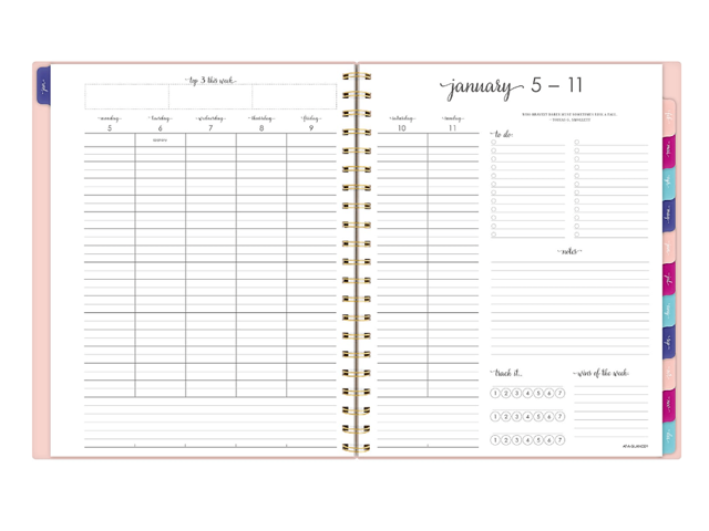 AT-A-GLANCE Harmony Weekly Monthly Planners, Large, 10999052726