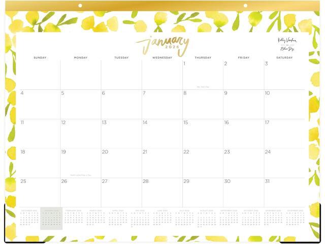 2026 Blue Sky Monthly Desk Pad Calendar, 22' x 17', Mimosa, January To December, 149063