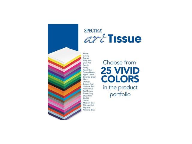 Spectra 0059130 Deluxe Bleeding Tissue Paper, 20x30', Emerald Green (Pack of 24)