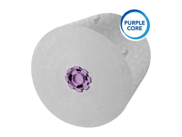 Scott Essential High Capacity Hard Roll Paper Towels (02001) with Absorbency Pockets, Fast Change with Scott Essential Dispenser, Unperforated,...