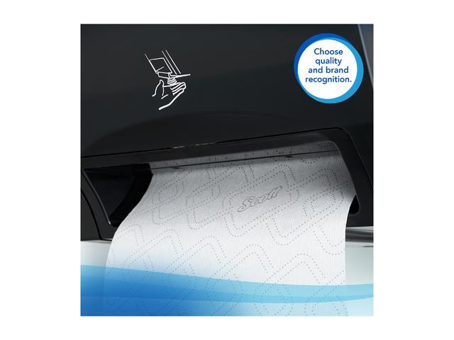 Scott Essential High Capacity Hard Roll Paper Towels (02001) with Absorbency Pockets, Fast Change with Scott Essential Dispenser, Unperforated,...