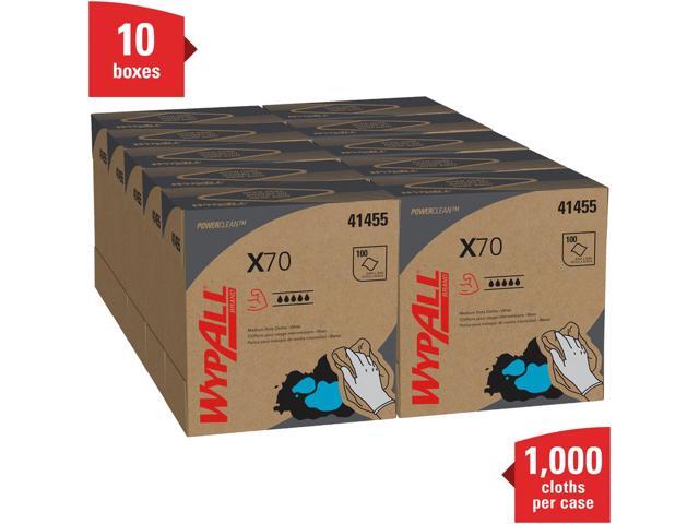 WypAll X70 Extended Use Reusable Cloths (41455), POP-UP Box, Long Lasting Performance, White (10 Packs / Case, 100 Sheets / Pack, 1,000 Sheets / Case)