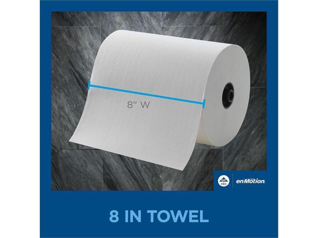 enMotion Paper Towel Rolls - 8 1/4' x 550' - White - Case Of 6 Rolls - 89720