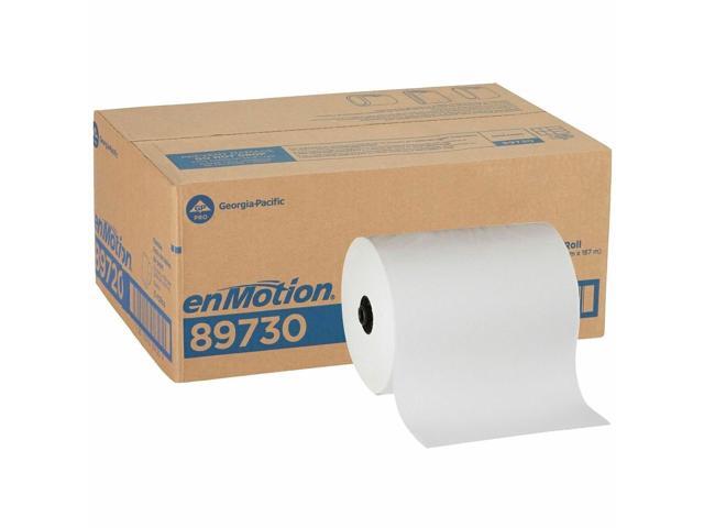 enMotion 1-Ply Paper Towel Rolls - EPA, - 8-1/4' x 550' - White - Case Of 6 Rolls 89730