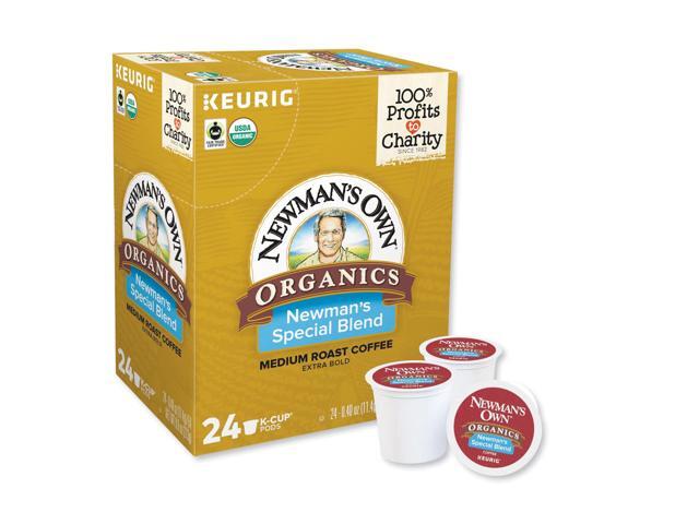 Newman's Own Organics K-Cup, Keurig Single-Serve K-Cup Pods, Newman's Own Special Blend, Medium Roast, 96 Count/ Carton