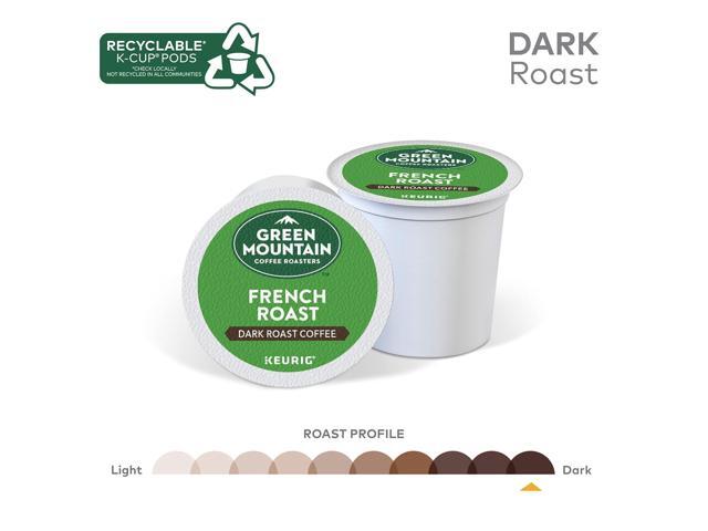 Green Mountain French Roast Coffee, Keurig Single-Serve K-Cup Pods, Dark Roast, 96 Count/Carton