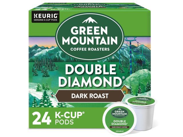 Green Mountain Coffee Roasters Double Black Diamond Coffee, Keurig Single-Serve K-Cup Pods, Dark Roast Coffee, 24 Count/Box
