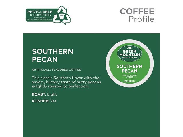 Green Mountain Coffee Roasters Southern Pecan Coffee, Keurig Single-Serve K-Cup Pods, Light Roast Coffee, 24 Count/Box