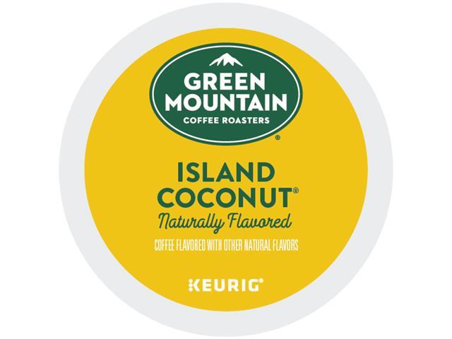 Green Mountain Coffee Roasters Island Coconut, Keurig Single-Serve K-Cup Pod, Flavored Light Roast Coffee, 24 Count/Box