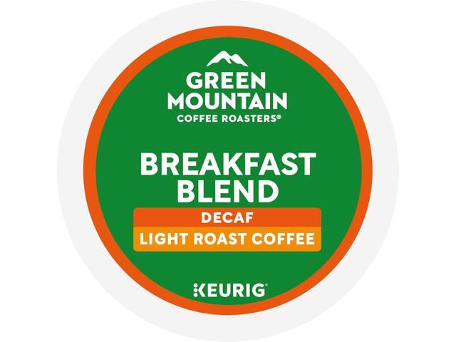 Green Mountain Coffee Roasters Decaffeinated Breakfast Blend Coffee, Keurig Single-Serve K-Cup Pods, Light Roast Coffee, 24 Count/Box