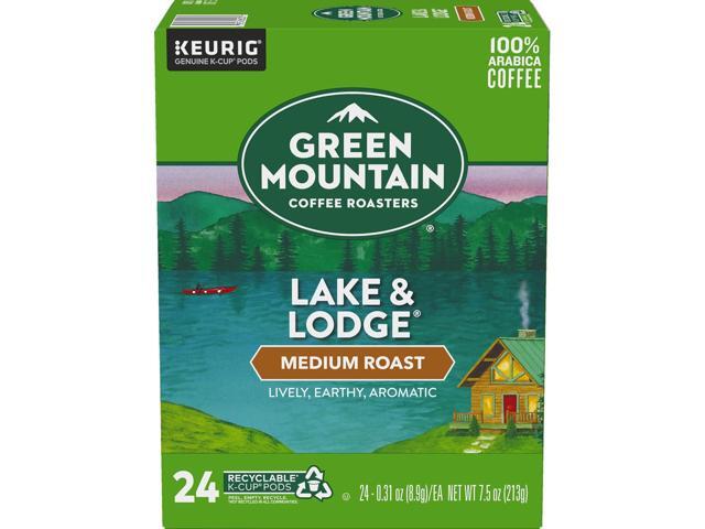 Green Mountain Coffee Roasters Lake & Lodge Coffee, Keurig Single-Serve K-Cup Pods, Medium Roast Coffee, 24 Count/Box