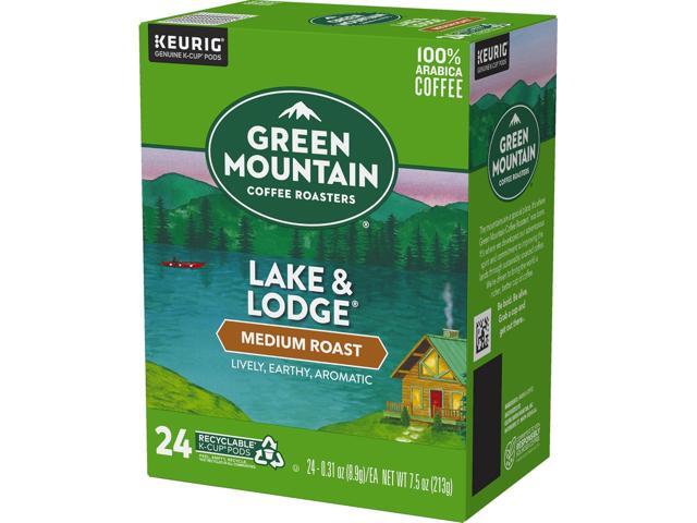 Green Mountain Coffee Roasters Lake & Lodge Coffee, Keurig Single-Serve K-Cup Pods, Medium Roast Coffee, 24 Count/Box