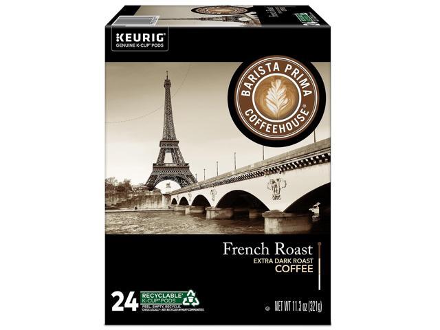Barista Prima French Roast K-Cup Coffee, Keurig Single-Serve K-Cup Pods, Extra Dark Roast Coffee, 24 Count/Box