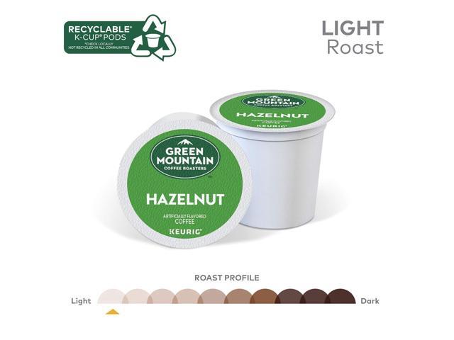 Green Mountain Coffee Roasters Hazelnut Coffee, Keurig Single-Serve K-Cup pods, Light Roast Coffee, 96 Count/Carton