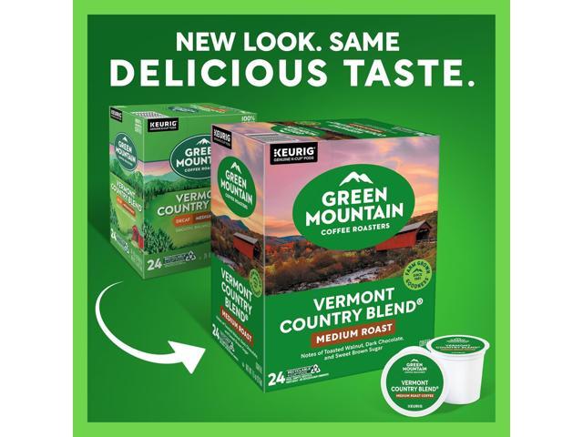 Green Mountain Coffee Roasters Vermont Country Blend, Keurig Single-Serve K-Cup Pods, Medium Roast Coffee, 96 Count/Carton