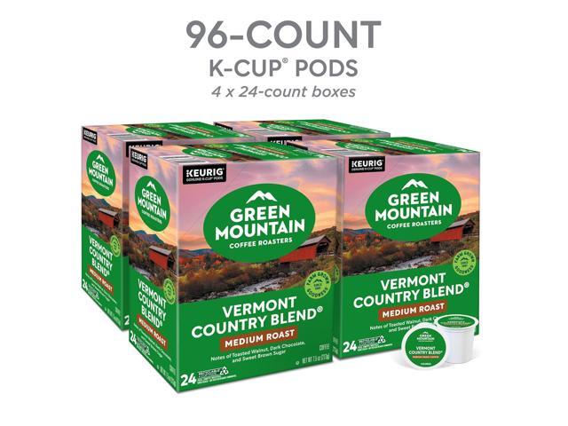 Green Mountain Coffee Roasters Vermont Country Blend, Keurig Single-Serve K-Cup Pods, Medium Roast Coffee, 96 Count/Carton