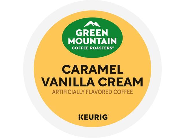 Green Mountain Coffee Roasters Caramel Vanilla Cream Coffee, Keurig Single-Serve K-Cup pods, Light Roast Coffee, 96 Count/Carton