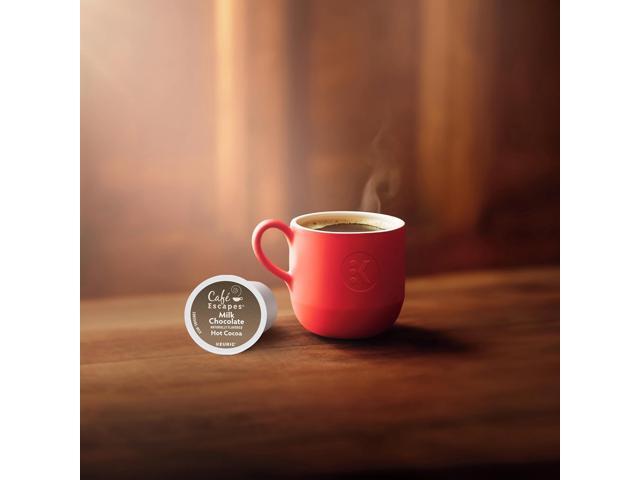 Café Escapes Milk Chocolate Hot Cocoa, Keurig Single-Serve K-Cup Pods, Hot Chocolate, 24 Count/Box