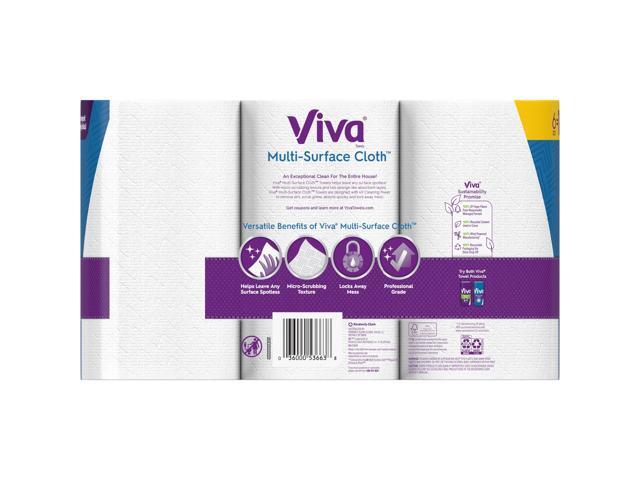 Viva Multi-Surface Choose-A-Sheet Paper Towels 2-Ply - 165 Sheets/Roll - 6 Triple Rolls/Pack 53663
