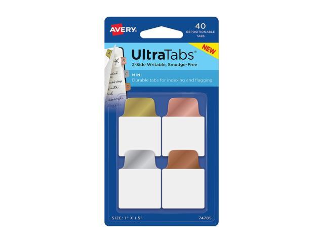 Avery Tab,1x1.5',Repo,40/Pk 74785