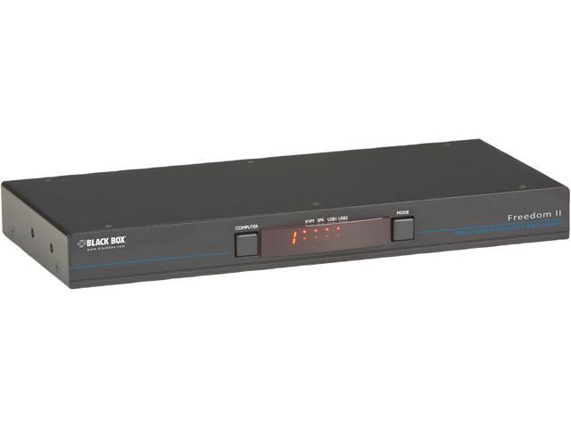 Black Box KV0004A-R2 KM Switch with Glide & Switch Mouse Switching - 4-Port