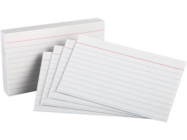 Oxford Top Quality Ruled Index Cards