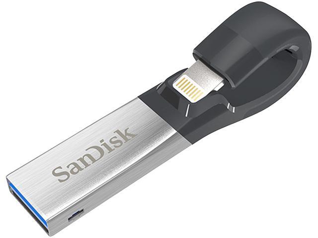 SanDisk 128GB iXpand Flash Drive for iPhone and iPad (SDIX30C-128G-GN6NE)
