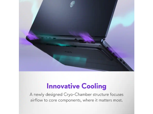 Alienware - 16X Aurora 16" 2.5K Gaming Laptop - Intel Core Ultra 9 275HX 2025 - 32GB Memory - NVIDIA GeForce RTX 5060 - 1TB Storage - Interstellar Indigo - image 8