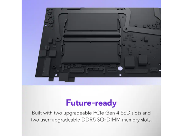 Alienware - 16X Aurora 16" 2.5K Gaming Laptop - Intel Core Ultra 9 275HX 2025 - 32GB Memory - NVIDIA GeForce RTX 5060 - 1TB Storage - Interstellar Indigo - image 9