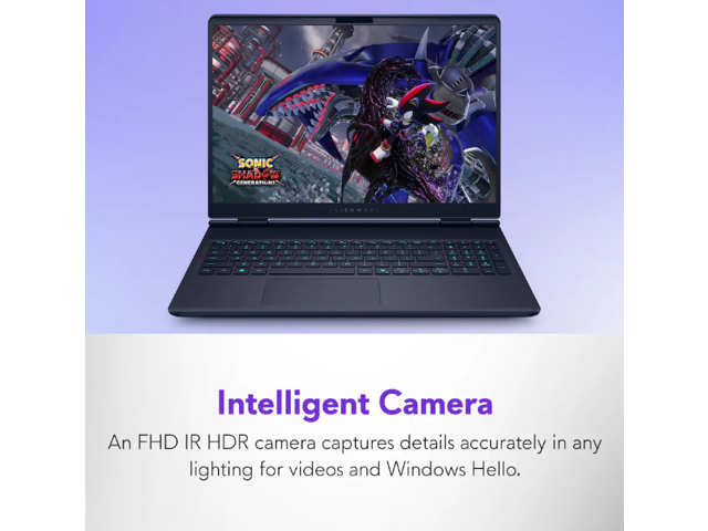 Alienware - 16X Aurora 16" 2.5K Gaming Laptop - Intel Core Ultra 9 275HX 2025 - 32GB Memory - NVIDIA GeForce RTX 5060 - 1TB Storage - Interstellar Indigo - image 11